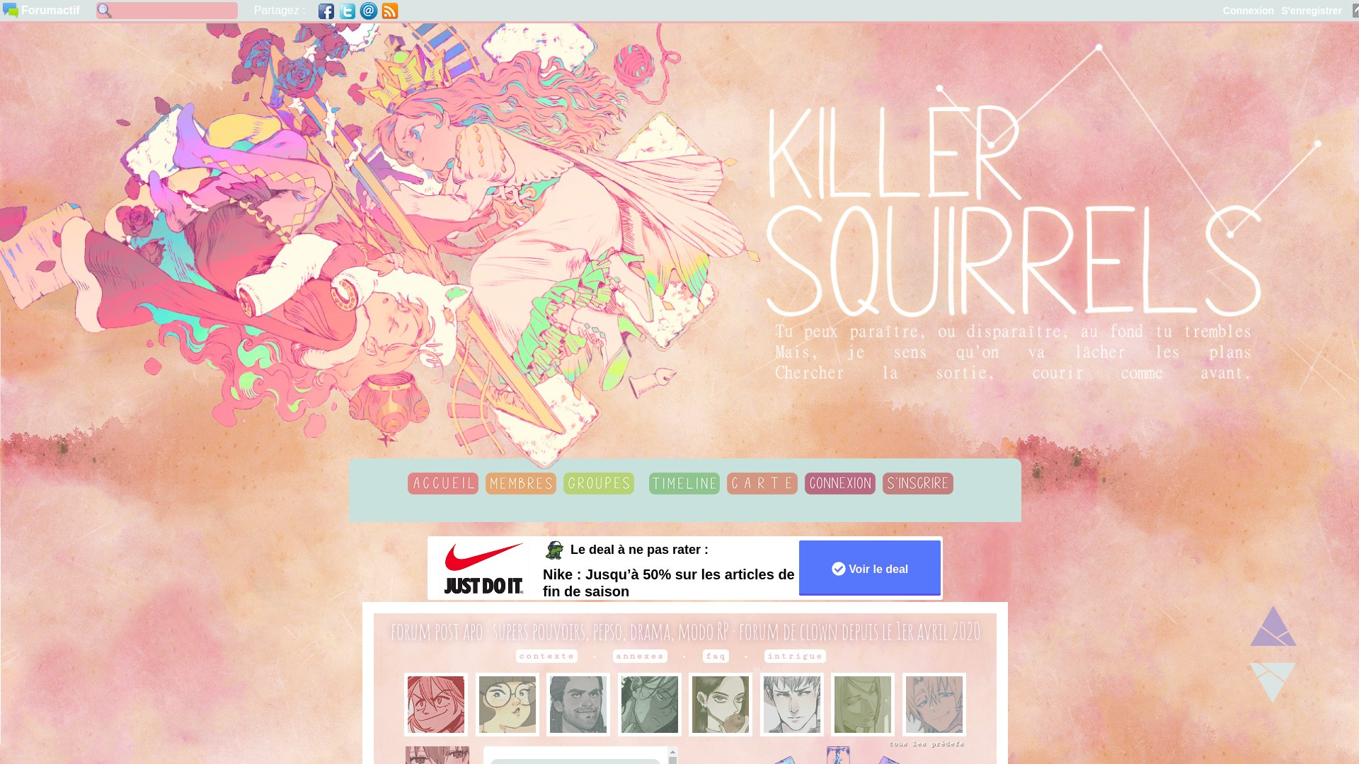 Illustration Killer Squirrels