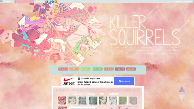 Illustration Killer Squirrels