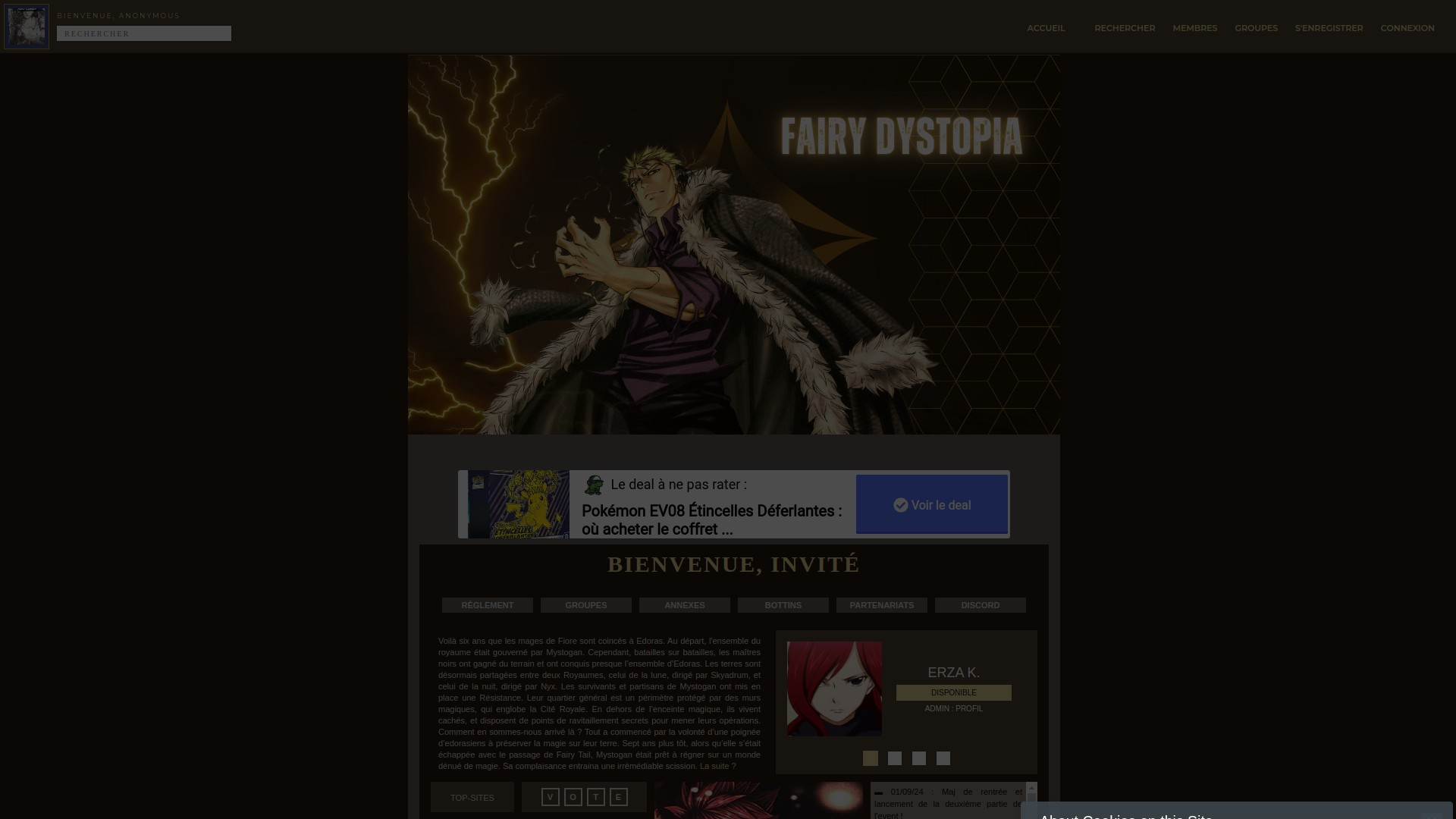 Illustration Fairy Tail Rpg : Fairy Dystopia