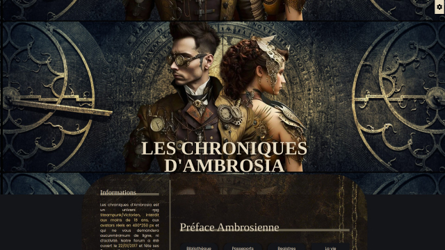 Illustration Les Chroniques d'Ambrosia